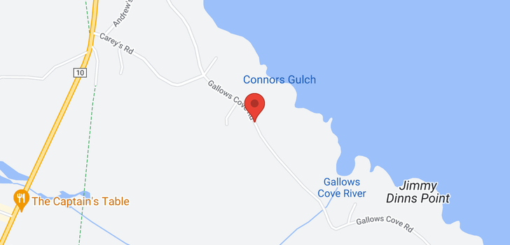 map of 0 Gallows Cove Road
